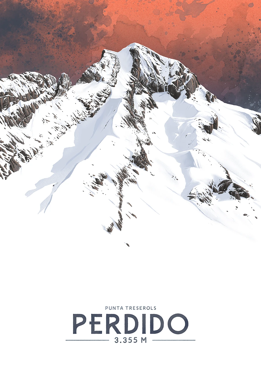 ILUSTRACION MONTE PERDIDO