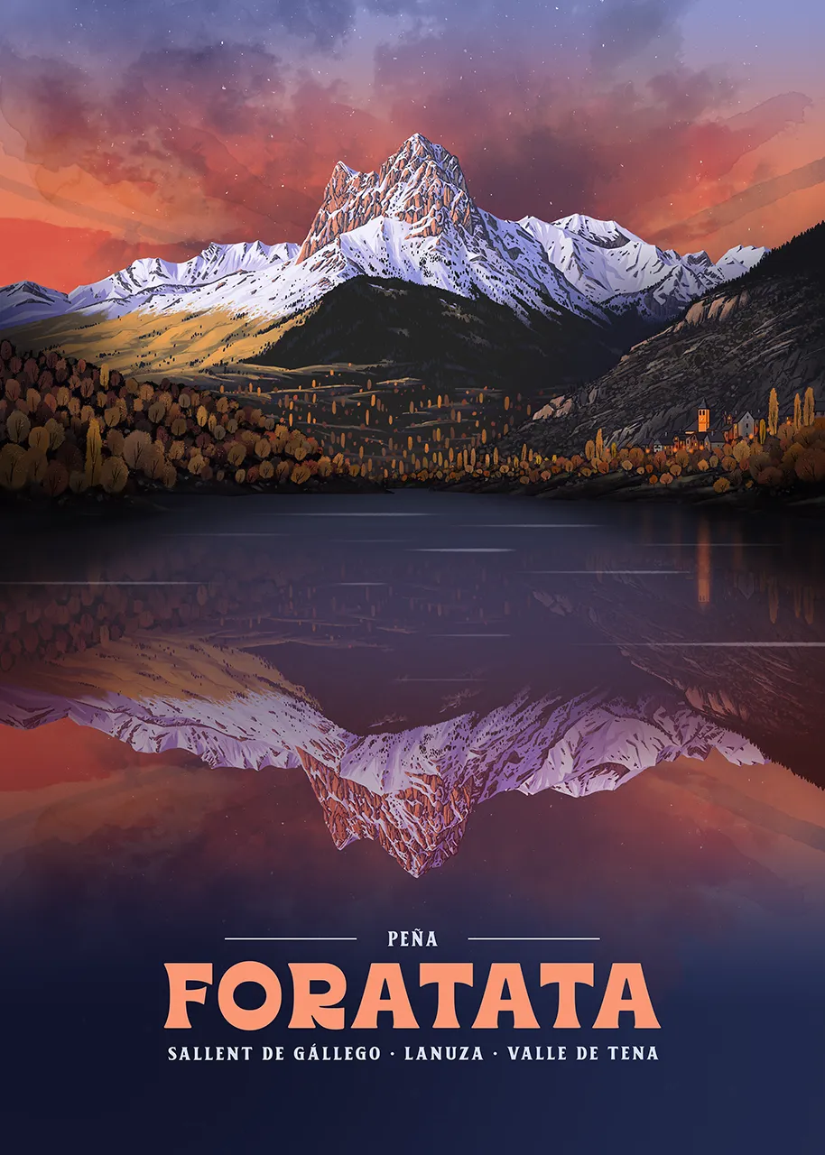 PEÑA FORATATA ILUSTRACION PIRINEOS